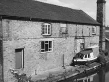 Gnosall: Building south of Boat Inn Bridge (34) (1973)  