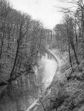 Grub Street Cutting, looking south from High Bridge (39)  (1988)