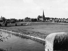 Looking north from Deans Hall Bridge (12) (1975)  