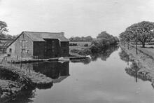 Looking north from High Onn Bridge (25) (1960)  