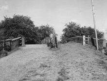 Looking north towards Bridge 30 from Bridge 29 (1958)  