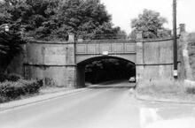 Nantwich Aqueduct over the B5341, Chester Road