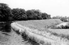 Nantwich Embankment, looking north. 07 June 1970