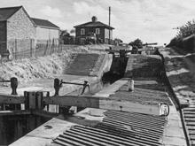 Grindley Brook staircase locks 3, 2 & 1 (1959)