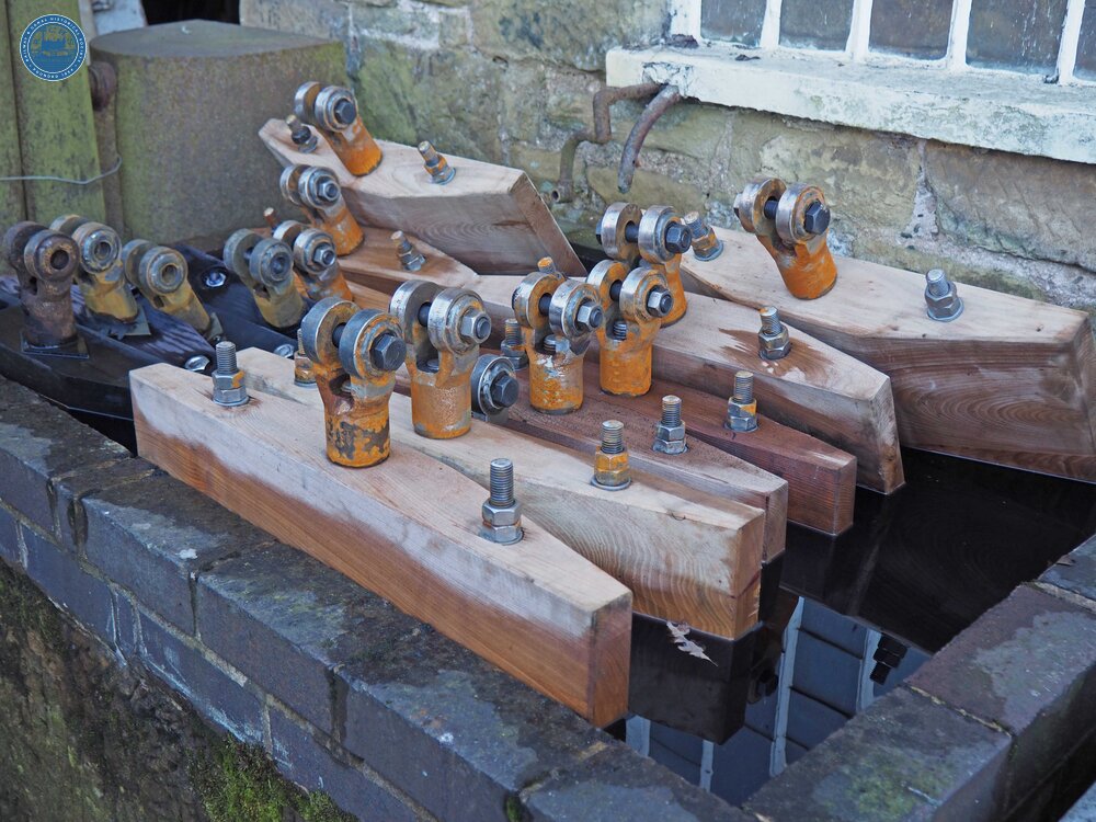 Ellesmere Depot - lock paddles being soaked
