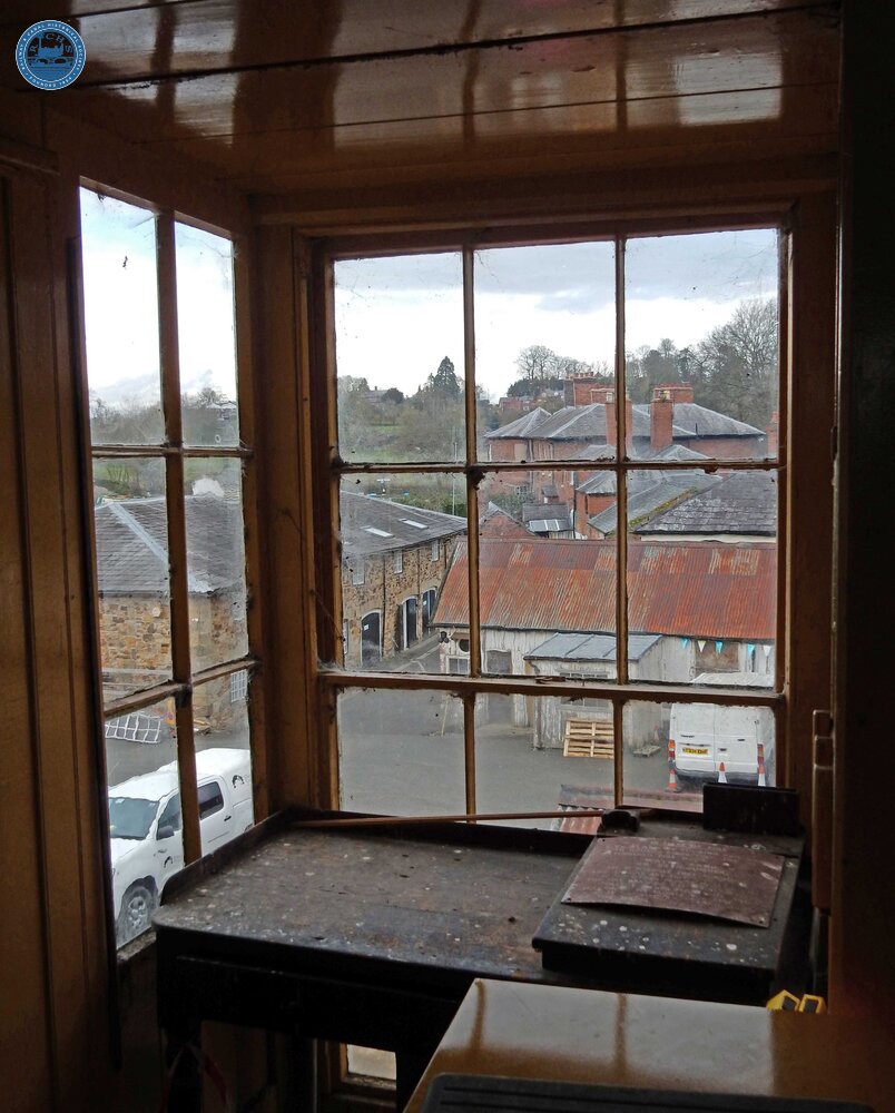 Ellesmere Depot:  from the foreman carpenter's window  (2020)