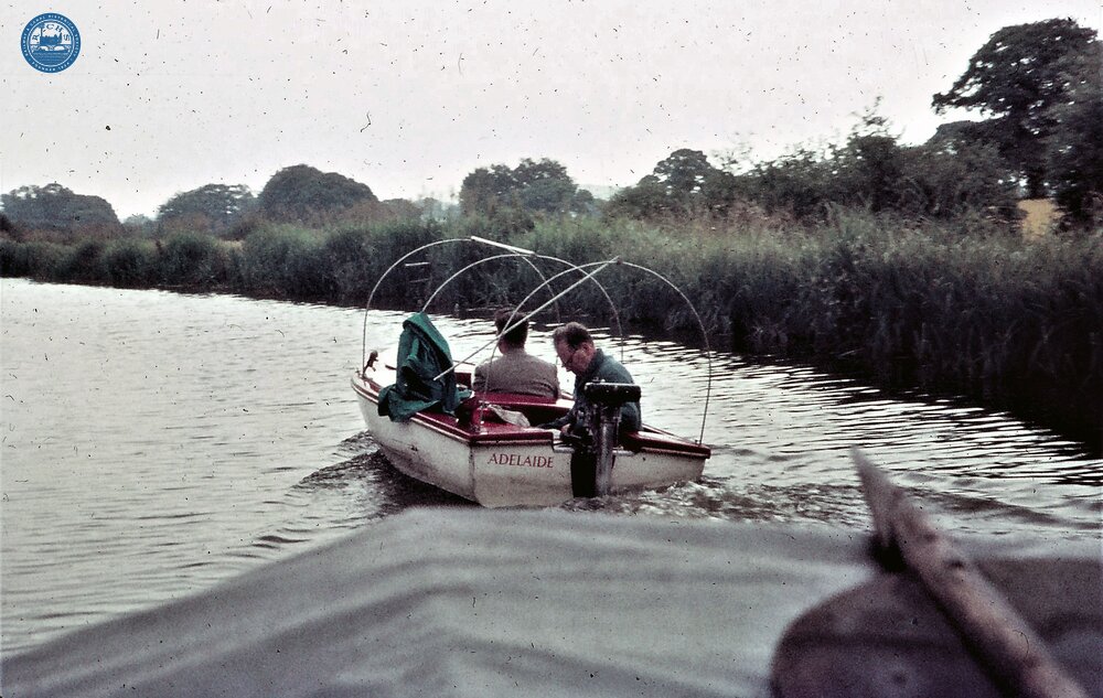 Launch 'Adelaide' Between Ellesmere and Frankton. 8/1960 