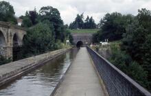 Chirk Aqueduct and Tunnel.  August 1993  (Ref 017340E)