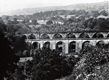 Chirk aqueduct and GWR viaduct