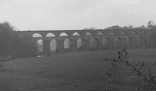 Chirk Aqueduct. 1957.
