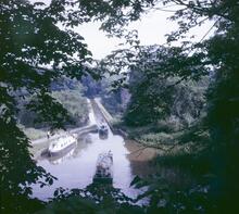 Chirk Aqueduct, Llangollen Canal, June 1968