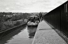 RCHS  BoatTrip on Pontcysyllte Aqueduct. 1964