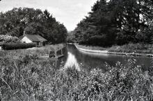 RCHS Trip  - approach to Pontcysyllte aqueduct. 1964