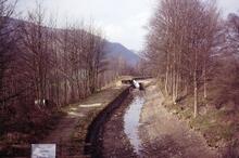 Breach near Trevor, Llangollen Canal, 2nd Apr 1982