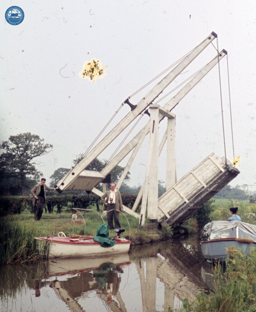 Drawbridge on Prees Branch Aug 1960