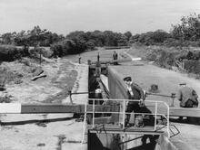 'Chub' in Stanthorne Lock  (1957)