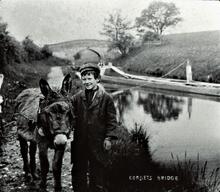 Corbett’s Bridge (75) with boy and donkey
