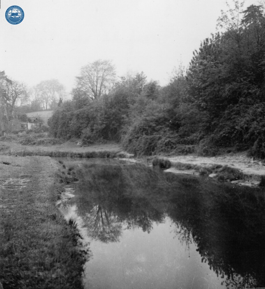 Wharf at Greenfield, near Pant. April 1945