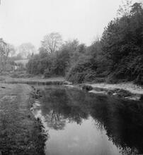 Wharf at Greenfield, near Pant. April 1945
