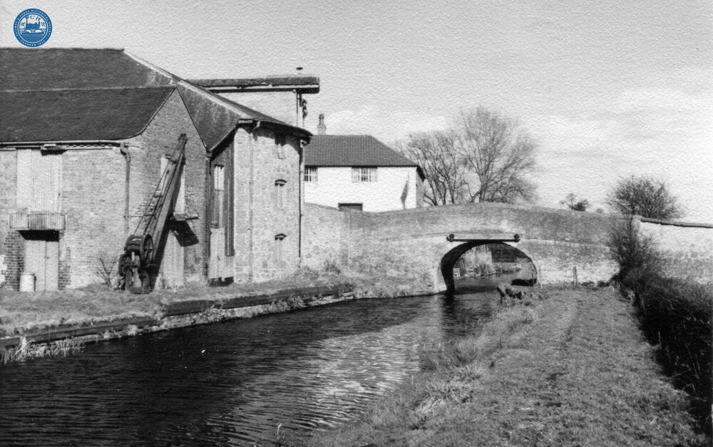 Maesbury Marsh - wharf, crane & Bridge 79  (1959)