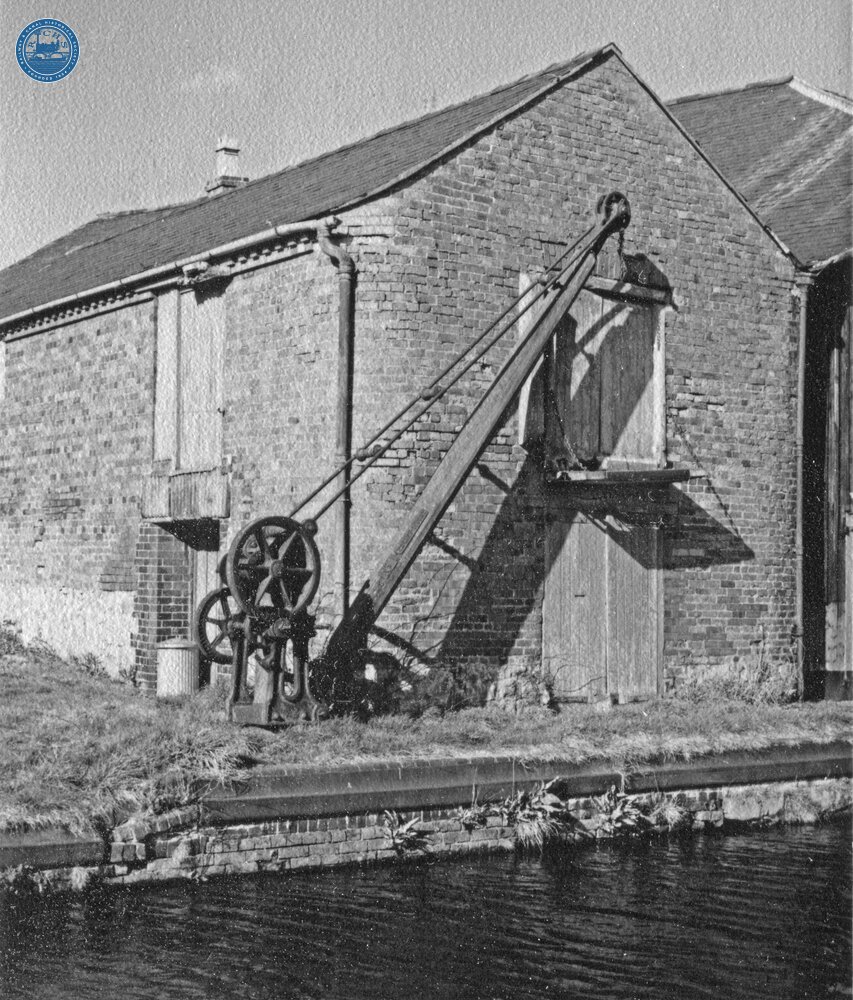 Maesbury Marsh - wharf & crane  (1959)