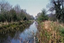View of canal from Berriew Aqueduct. 
