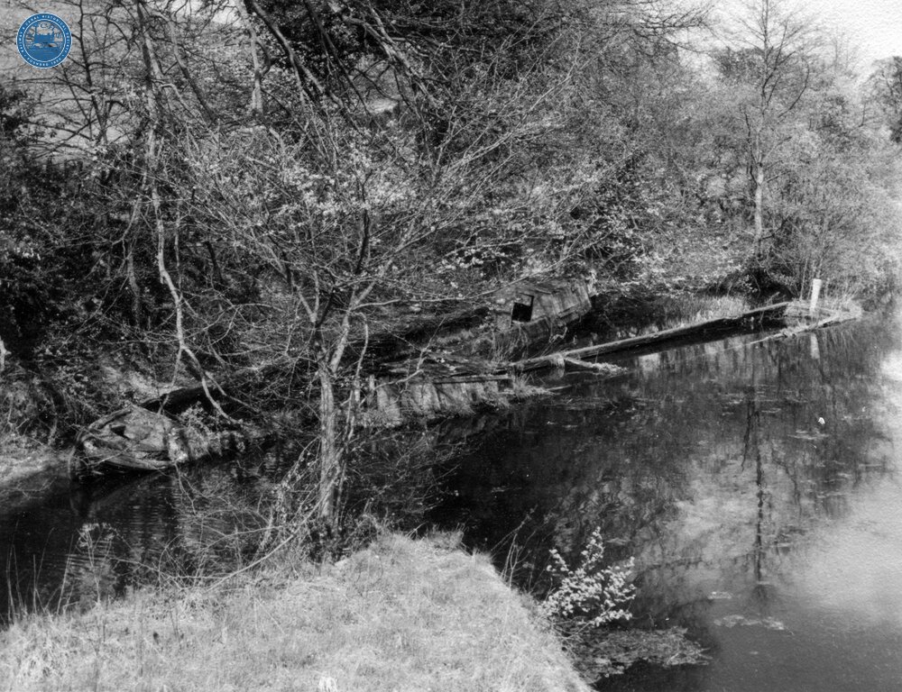 Sunken narrowboats 