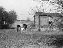 Weston Lullingfields Bridge and warehouse  (1972)