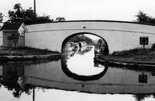 Norbury Junction looking down the Newport Branch through footbridge No 1. 10 June 1970