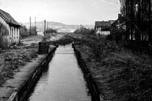 Lock on the Trench Branch, probably in the Hadley Castle area.  057641