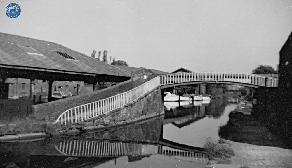 Turnover Bridge at Chester Boatyard. 1957