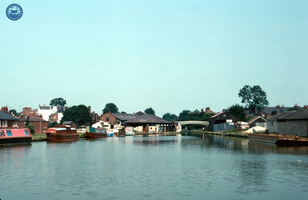 Chester - basin below staircase locks (1978)
