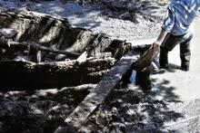 “Seagull”. View of the propeller shaft. June 1985