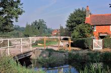 North Warnborough Lift Bridge. 21 August 1976