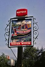 Water Witch Public House Sign. 21 August 1977