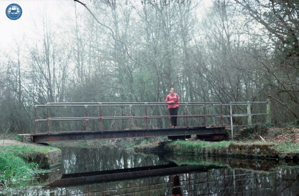 Crookham Swing Bridge. 1977
