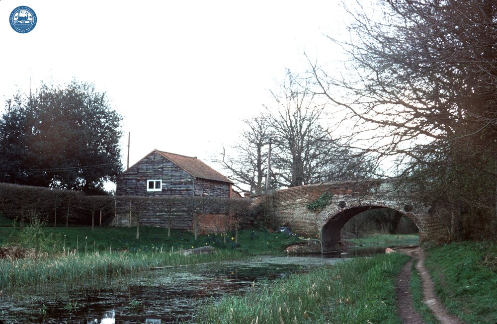 Poulter's Bridge, Crookham. Circa April 1977