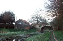Poulter's Bridge, Crookham. Circa April 1977