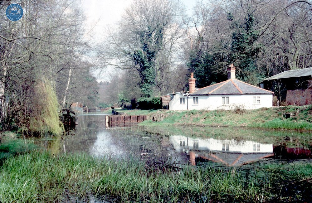 Frimley Green Wharf. Circa  April 1977