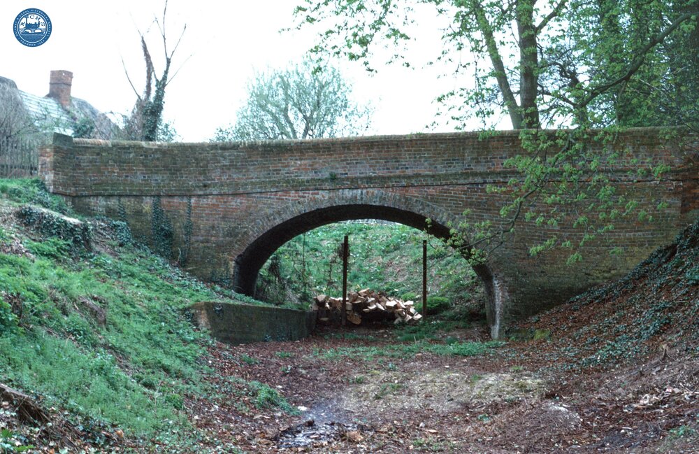 Bridge near Basing House. Circa May 1979