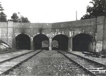 Frimley Aqueduct, looking east