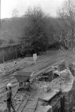 Narrow gauge railway line, Lock No.25, Pirbright lock.