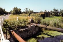 Site of Cutfield Swing Bridge, looking south 23.9.1988