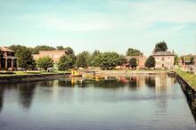 Chichester Basin, looking west. 23.9.1988