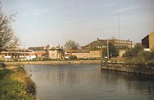 Canal as it enters Chichester Basin. July 1999.