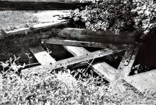 Glamorganshire Canal: Nantgarw Triple Locks. 1961 