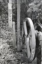 Glamorgan Canal: Mellingrifith Pump. Detail of wheel machanism
