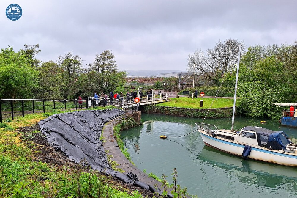 Lydney Harbour. Swing Bridge. 27 April 2024