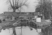 Entrance to the canal at Firepool Weir, Taunton. 1966