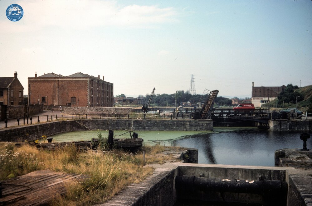 Bridgwater Dock - tidal basin (1977)